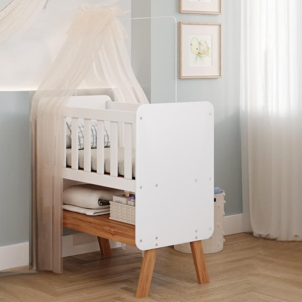 Mini Berço Faura com Colchão 100% MDF