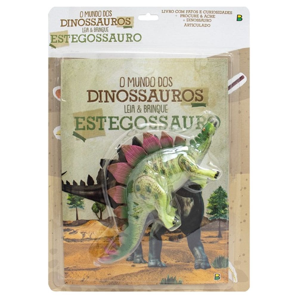 Mundo dos Dinossauros, O: Leia & Brinque: Estegossauro