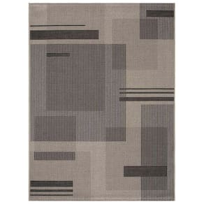 Passadeira Sisal Eco Nature Painel 77 Bege-chumbo 0,57x1,80m