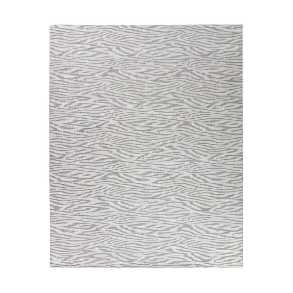 Tapete Para Sala Sofisticato 05 Off White-cinza 3,00x4,00m