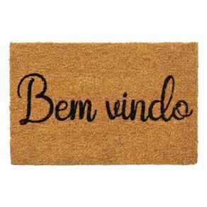 Capacho Fibra De Coco Sergipe 01 Bege-preto 0,30x0,45m