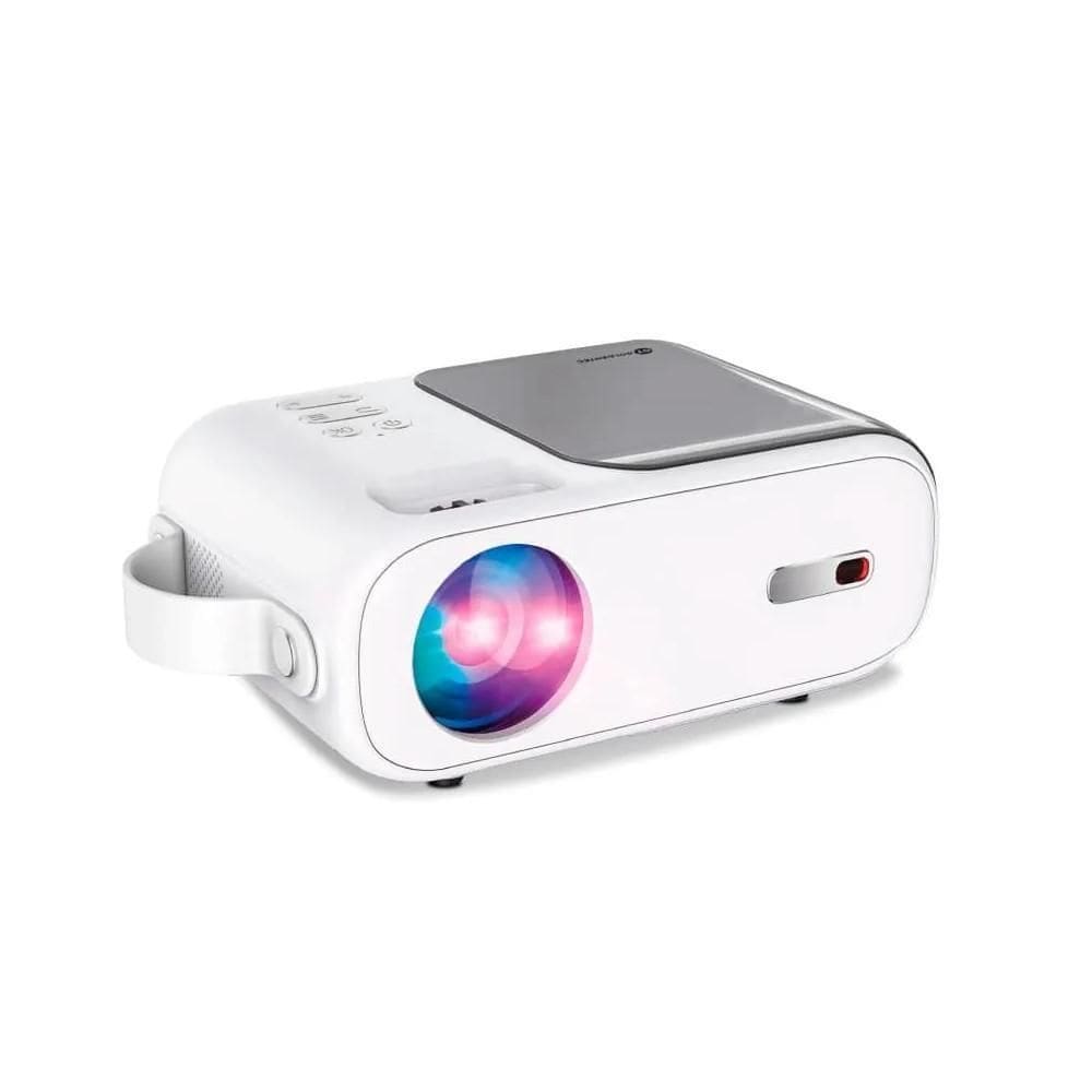Projetor Multimídia Portátil Goldentec 3000 Lumens HD com HDMI, USB e AV