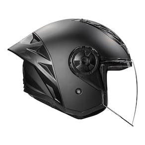 Capacete LS2 Of616 S Airflow Il Draze Monocolor Preto Fosco