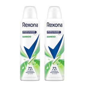 Kit 2 Desodorante Rexona Stay Fresh Bamboo e Aloe Vera Aerosol 150ml