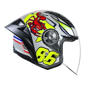 Capacete LS2 Of616 S Airflow Il Sting Branco e Amarelo