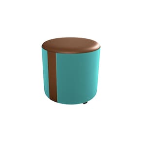 Puff Banqueta Redondo Copenhage Verde menta Matrix