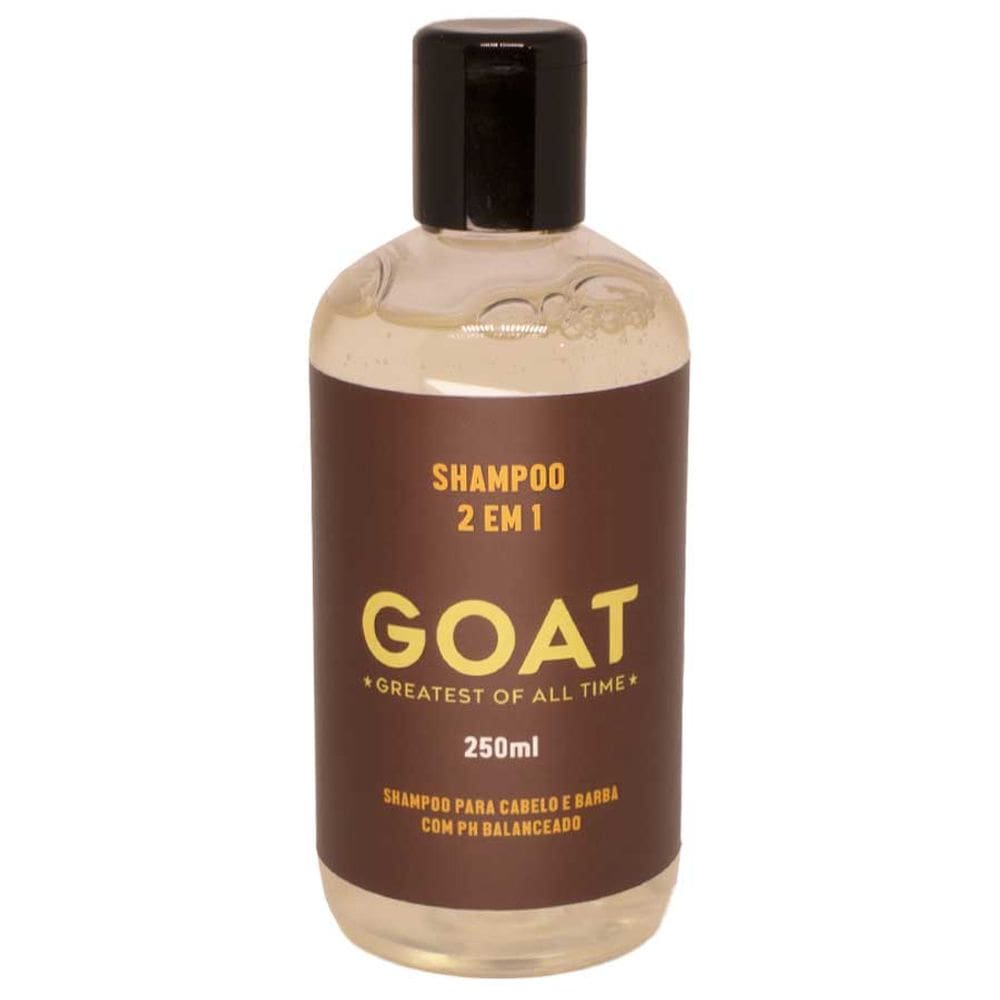Shampoo 2 em 1 GOAT - Cabelo e Barba Ph Balanceado 250mL Caballeros