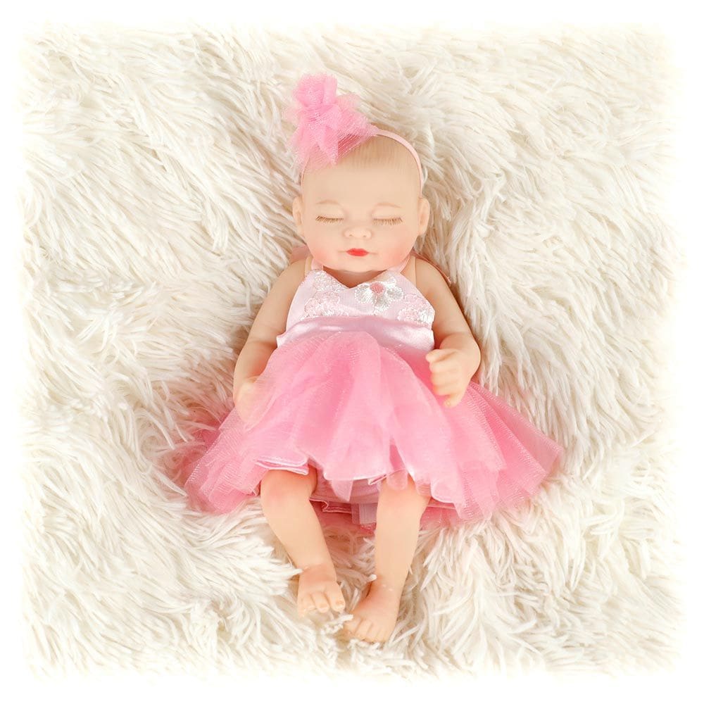 Boneca Bebê Reborn Laura Baby Layla 25cm