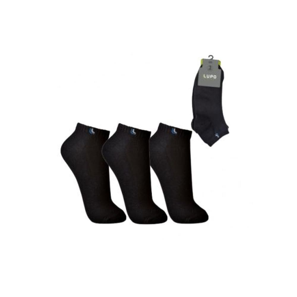 Kit Com 3 pares de meias Lupo Sport 3225 Tamanho 33 a 38 905