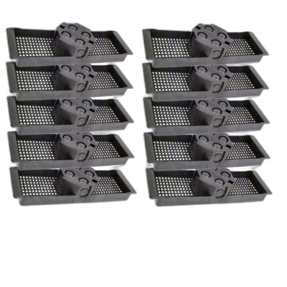 Kit 10 Caixa Luz Suporte Para Laje Octogonal 30Cm Tuboline