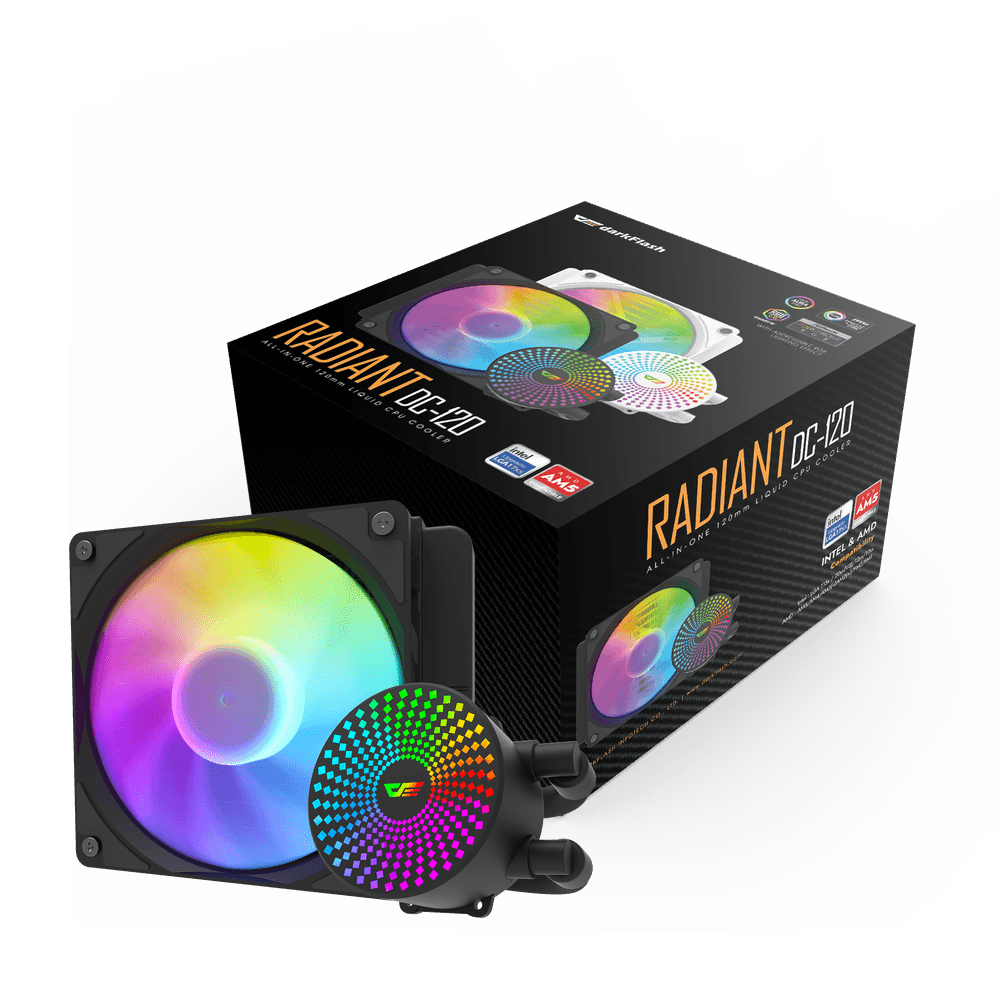 Water Cooler para Processador Aigo darkFlash Radiant DC120