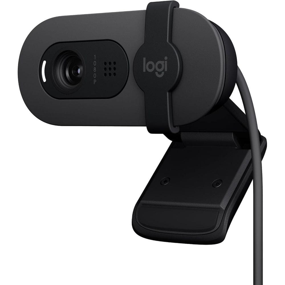 Webcam Logitech Brio 100 - Grafite (960-001586)