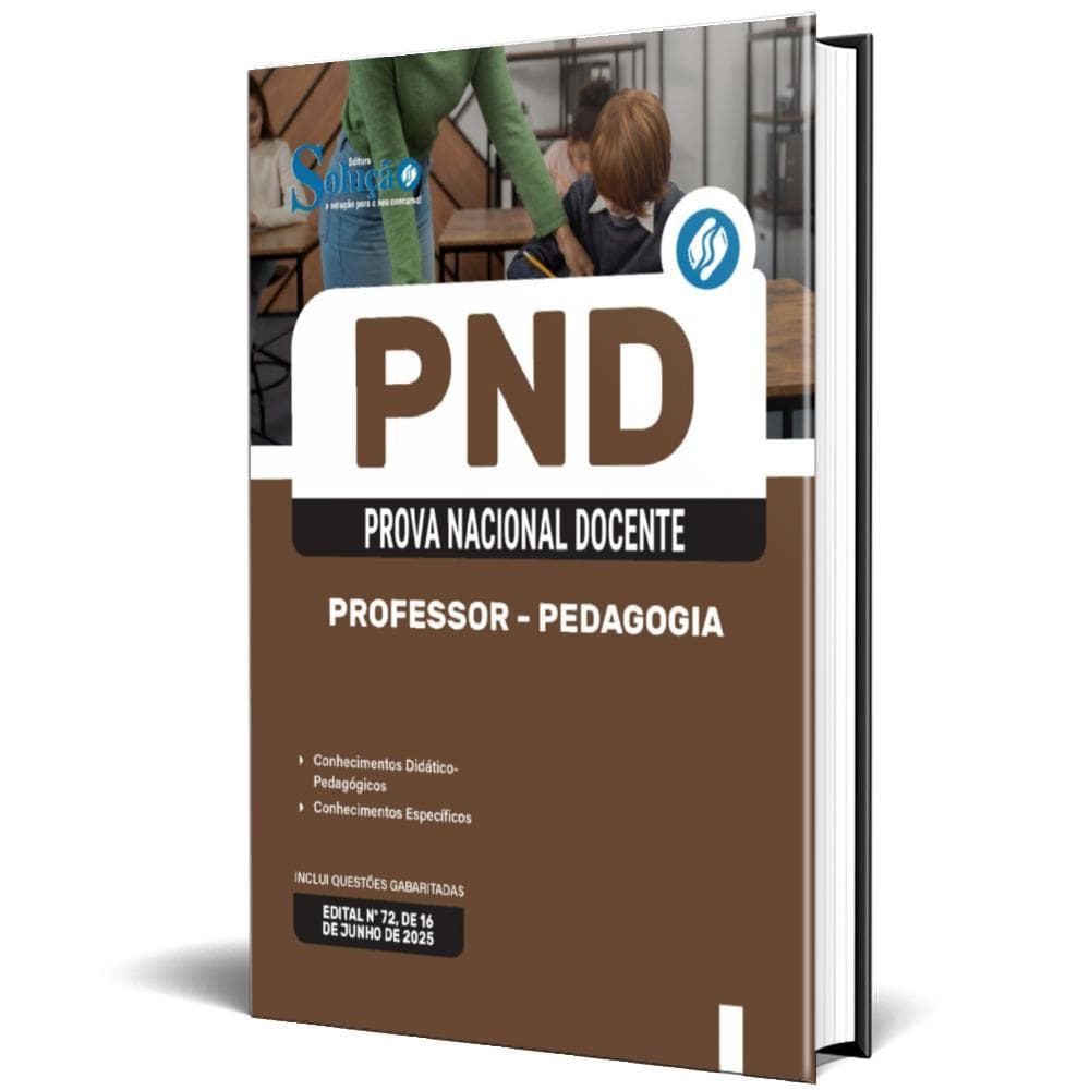 Apostila Pnd  Cnu Professores  2025 Professor Pedagogia