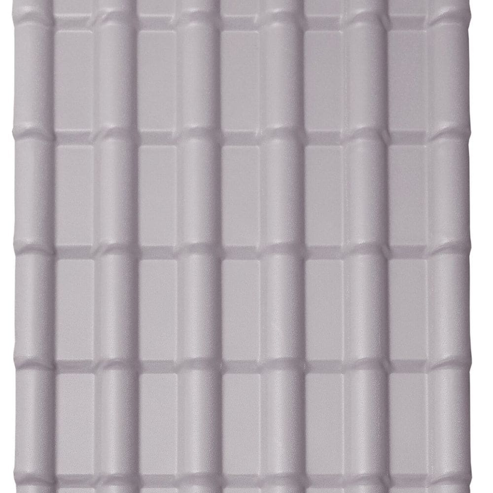 Telha Pvc Plan 198cm X 88cm 6 Ondas Lux Telhas Cinza