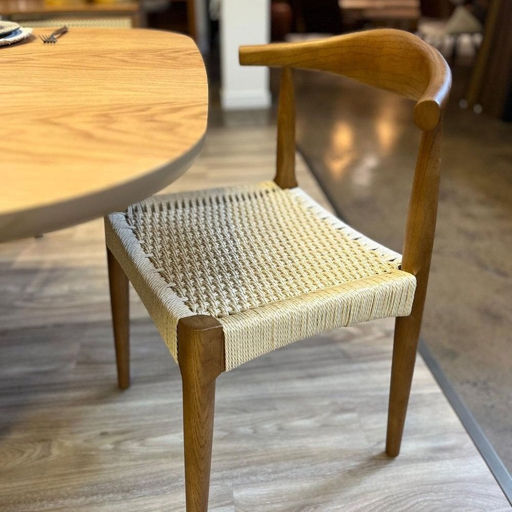 Cadeira para Sala de Jantar 77cm X 55,5 Carmela Madeira Natural