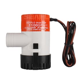 Bomba de Porão 1100 GPH SEAFLO 12V 3A Barco Lancha Jet