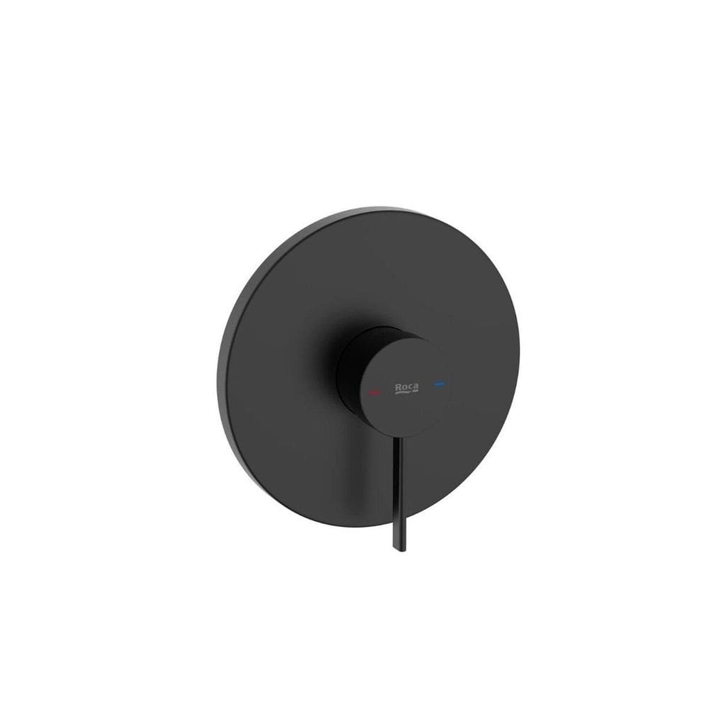 Acabamento para Monocomando de Banheira e Chuveiro com Desviador para Roca Box Insígnia da Roca Matte Black
