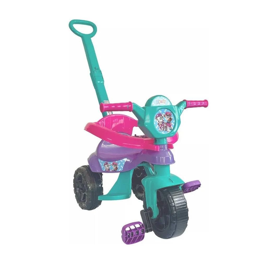 Motoca Criança Com Empurrador 3 Rodas