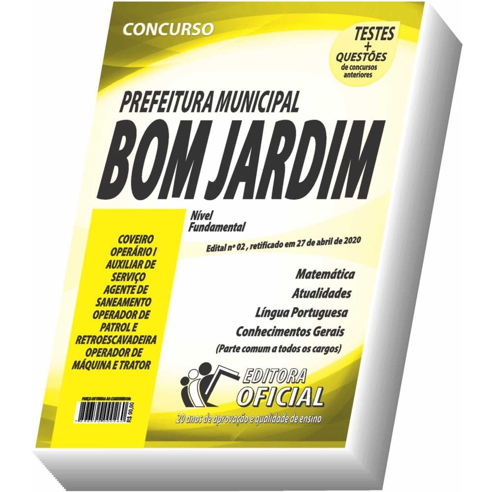 Apostila Bom Jardim - Nível Fundamental Incompleto