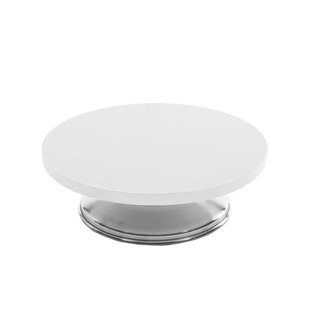 Bailarina Com Base Giratória Branco 25Cm Em Mdf Confeitaria