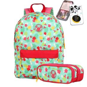 Kit Mochila De Costas Estojo Pincéis Maquiagem Minnie 51918