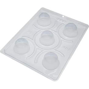 Forma Chocolate Silicone 5 Cav. 45x30 - Pacote 3 Peças
