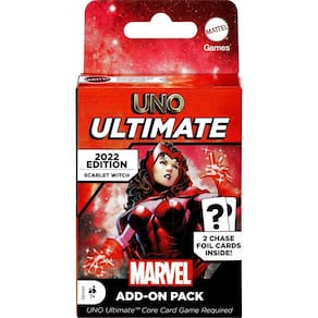 Jogo de cartas Mattel Games UNO Ultimate Marvel Scarlet Witch
