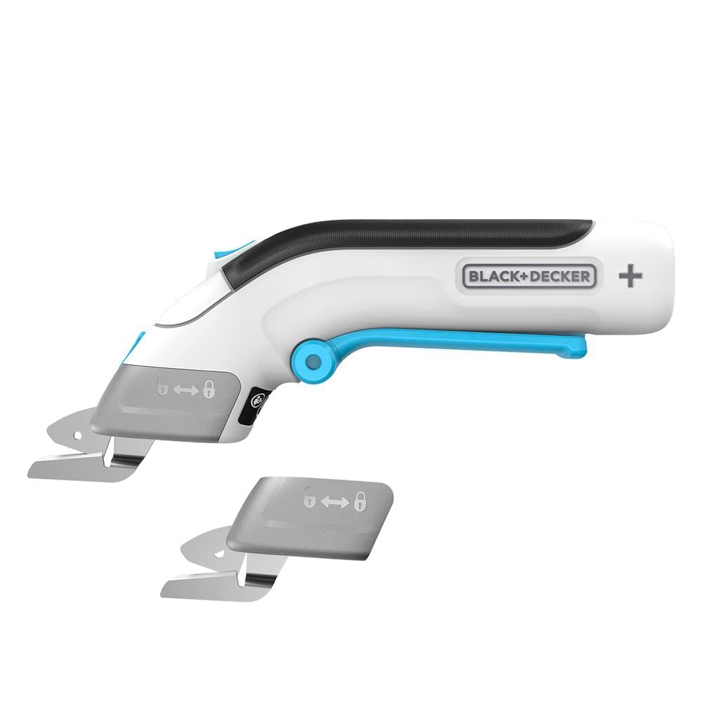 Tesoura elétrica de tecido BLACK+DECKER 4V MAX Cordless White