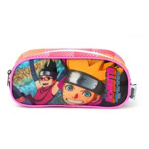 Estojo Escolar Infantil Boruto Rosa EI38114BR - Luxcel