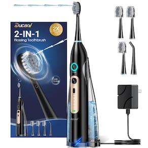 Escova de dentes elétrica com fio dental Water Combo Ducard