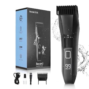 Aparador de barba Beatslm Manscape para homens, 20 comprimentos, impermeável