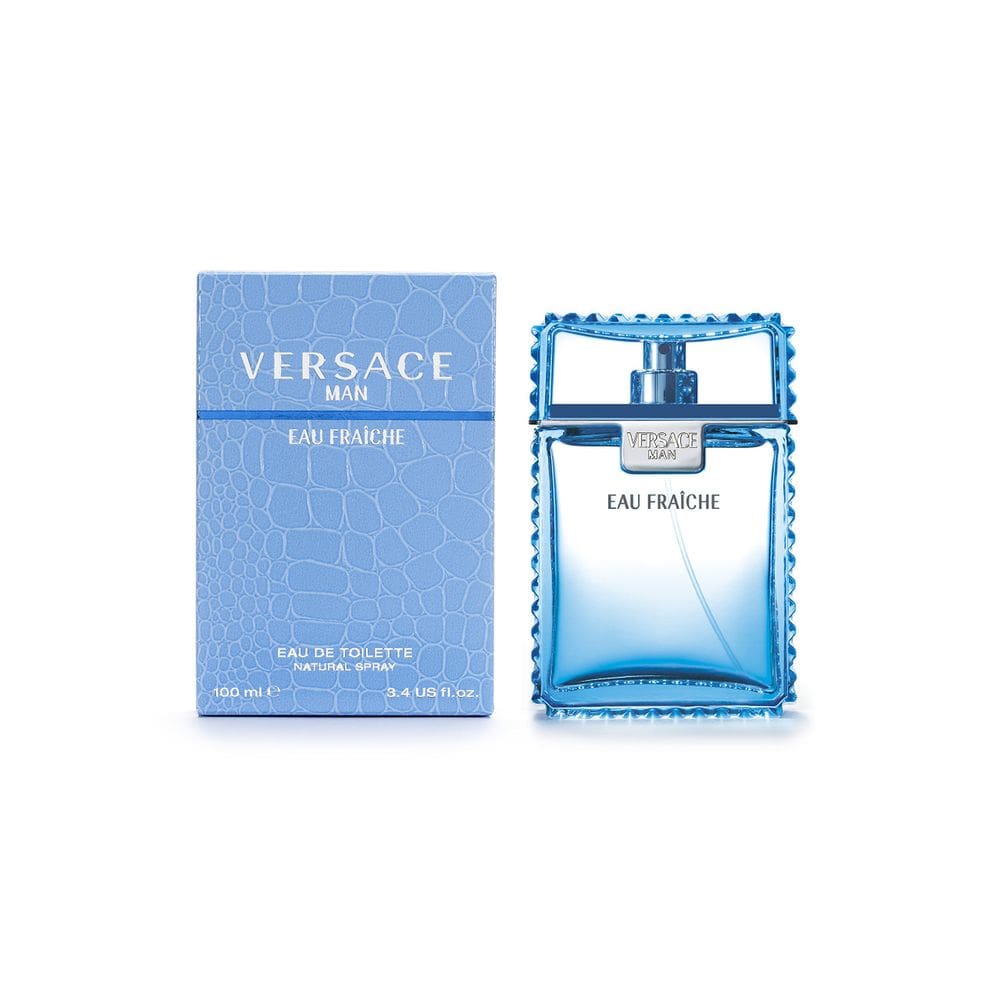 Perfume Versace Man Eau Fraiche EDT Spray para homens 100mL