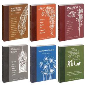 Livros de adesivos Washi Diuhofart Vintage Classic Literature