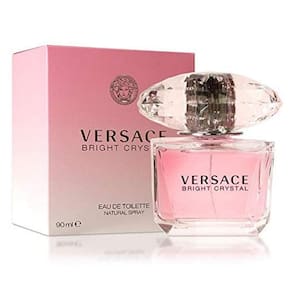 Perfume Versace Bright Crystal EDT Spray para mulheres 90ml