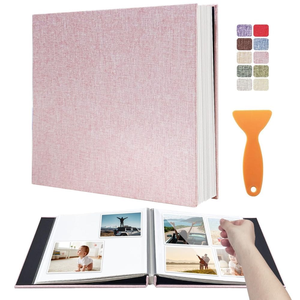 Álbum de fotos magnético, álbum de recortes, HoneyTolly Large, rosa claro