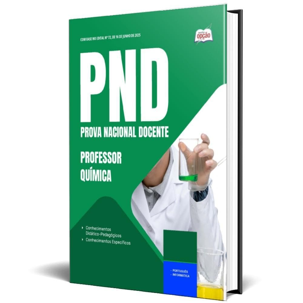 Apostila Pnd Cnu Professores 2025 - Professor - Química