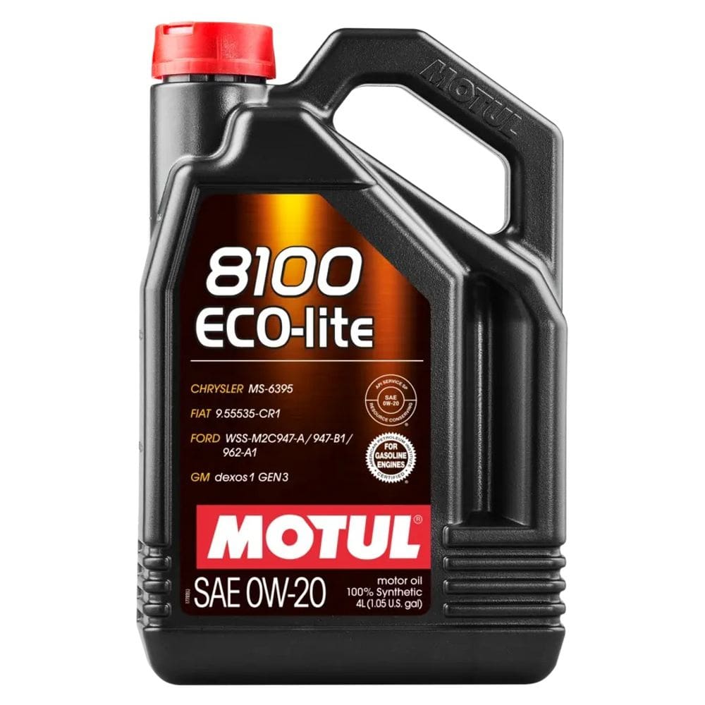 4l Óleo Sintético Galão Motor Motul 8100 Eco-lite 0w20 Motul TOYOTA HYUNDAI KIA HONDA MITSUBISHI NISSAN SUBARU SUZUKI