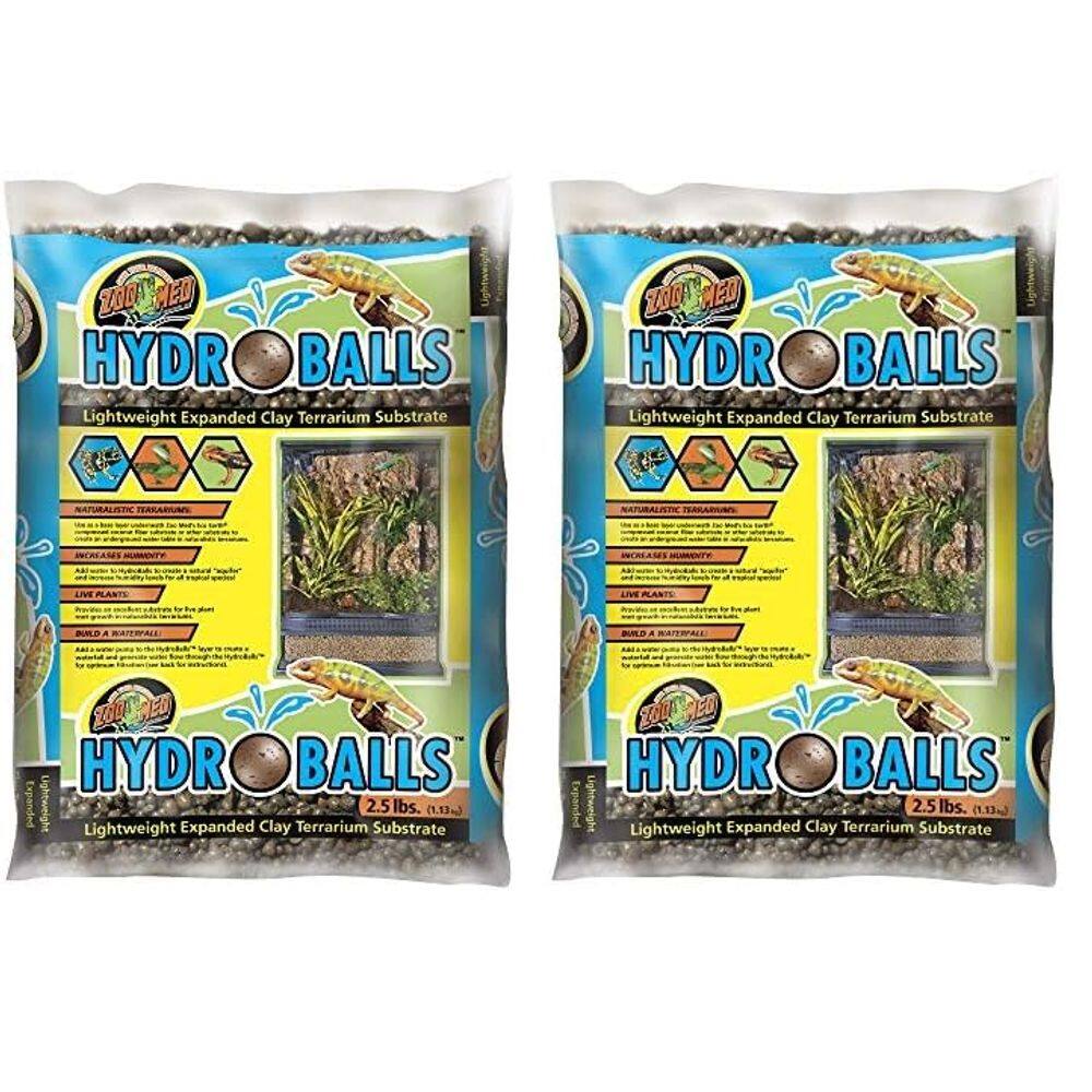 Substrato de terrário Zoo Med HydroBalls 1,13 kg (pacote com 2)