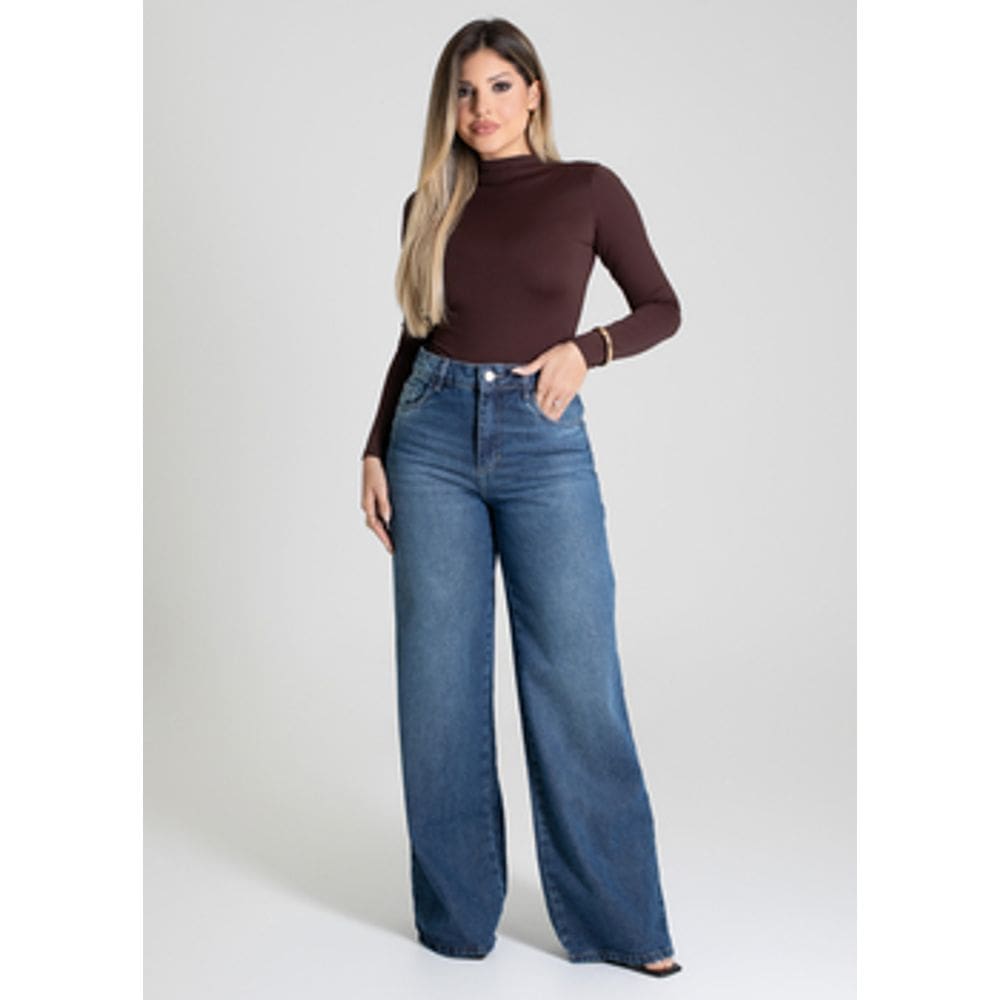 Calça Jeans Sawary Wide Leg - 280277