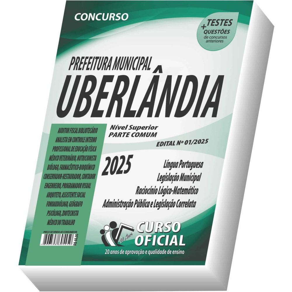 Apostila Prefeitura De Uberlândia Nível Superior Parte Comum