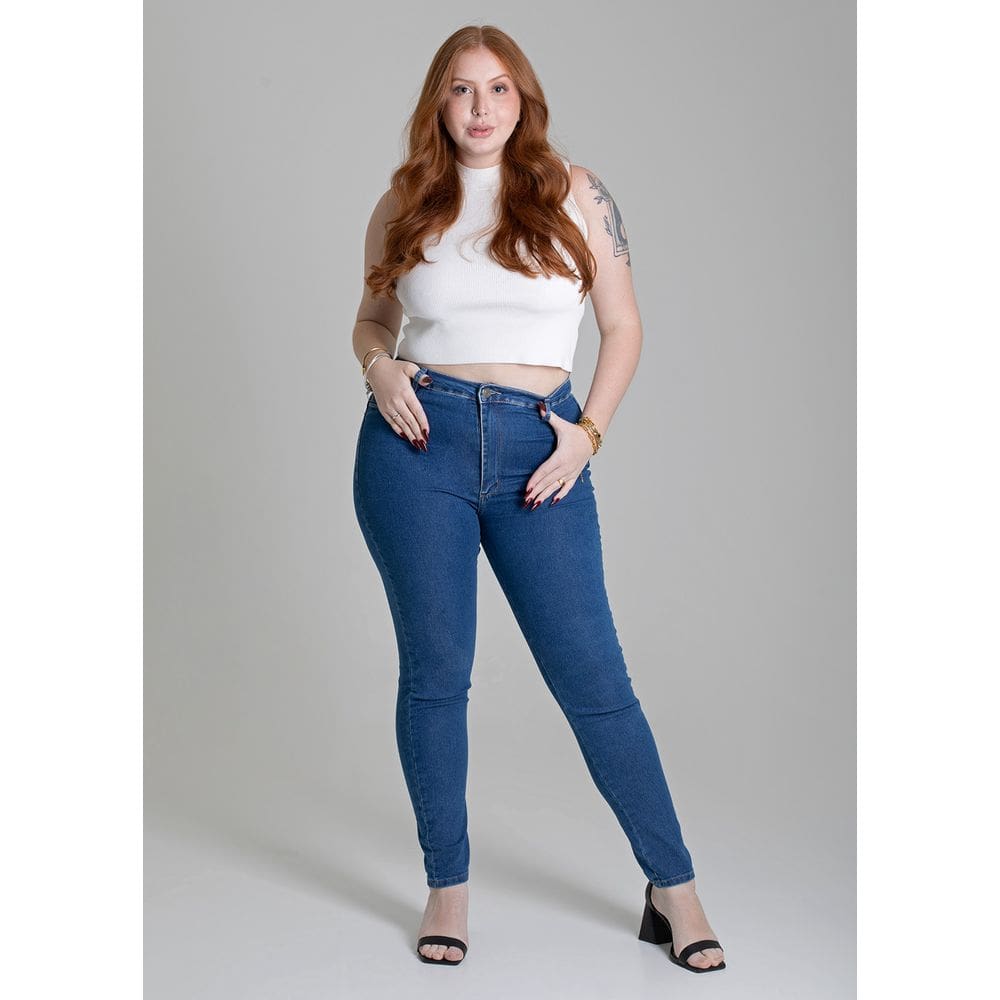 Calça Jeans Sawary Plus Size - 279389