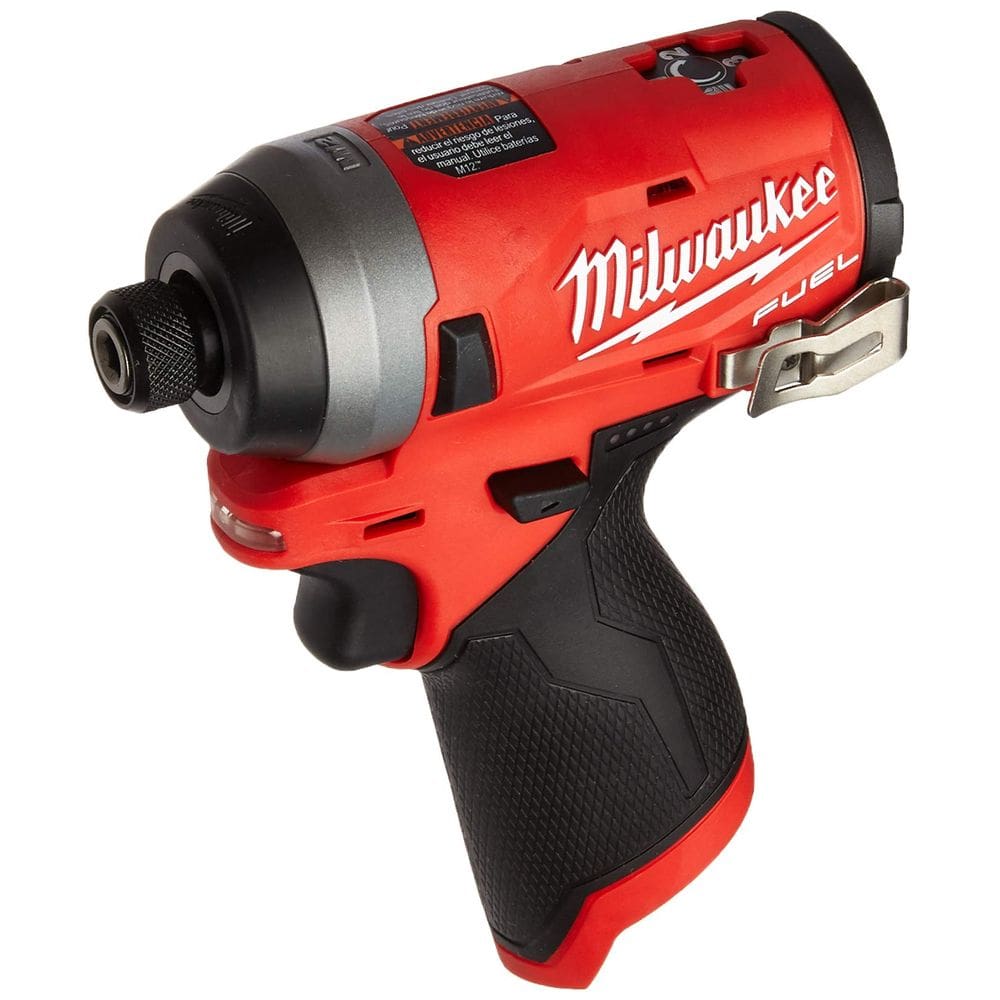 Controlador de impacto Milwaukee MLW2553-20 M12 Fuel 1/4 Hex (nu)