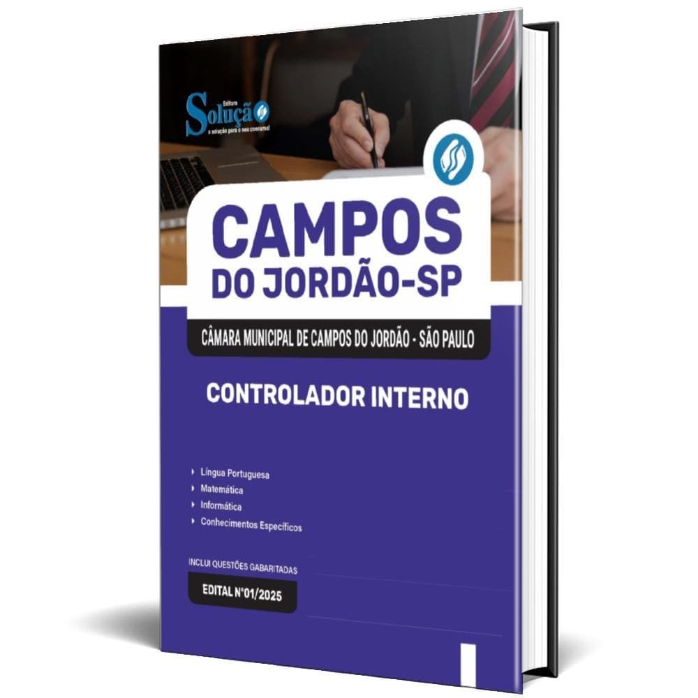 Apostila Câmara Campos Do Jordão Sp 2025 Controlador Interno
