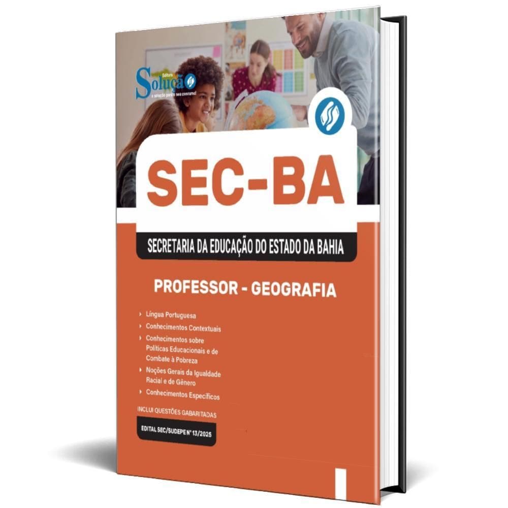 Apostila Concurso Sec Ba 2025 Professor Geografia