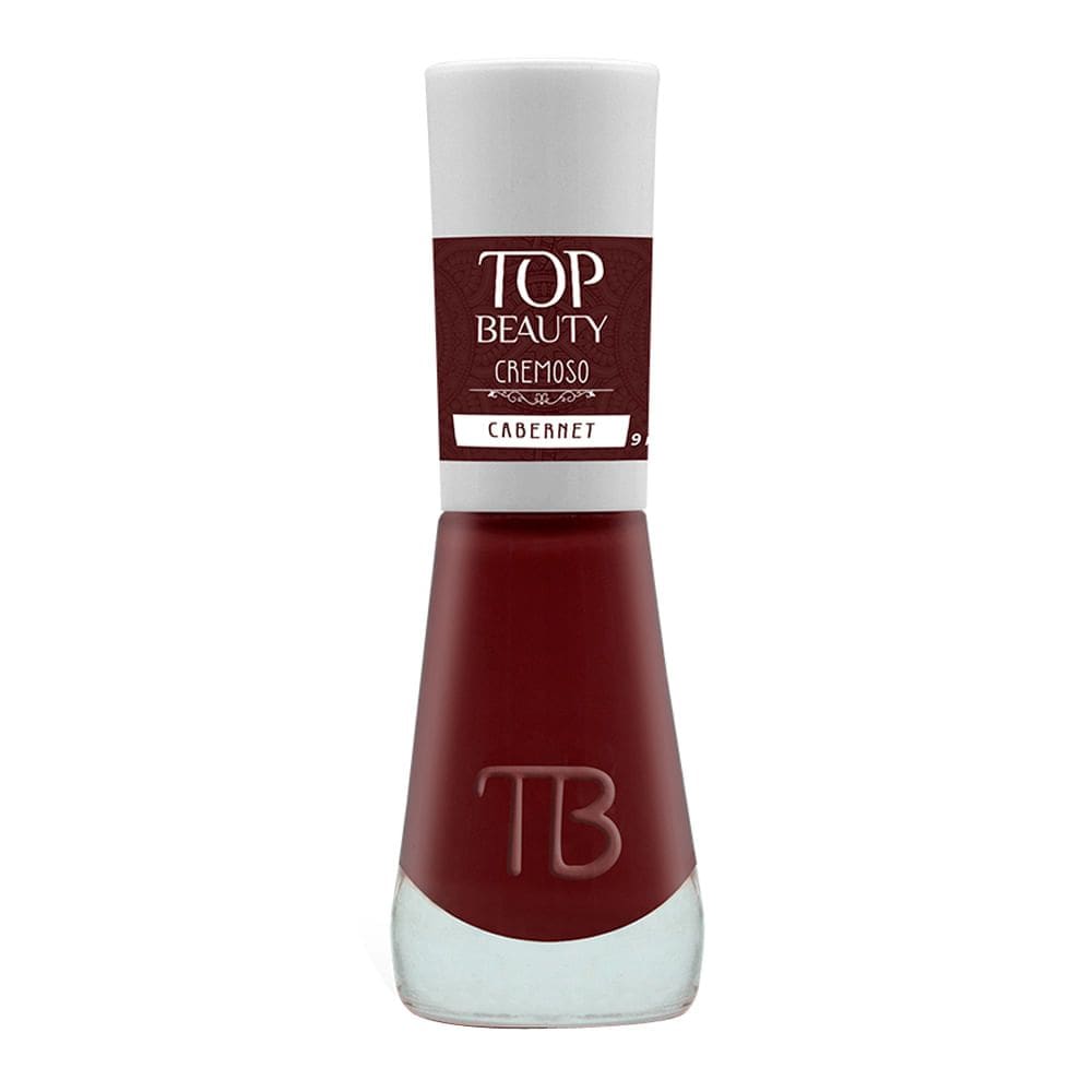Esmalte Top Beauty Cremoso Cor Cabernet 9ml