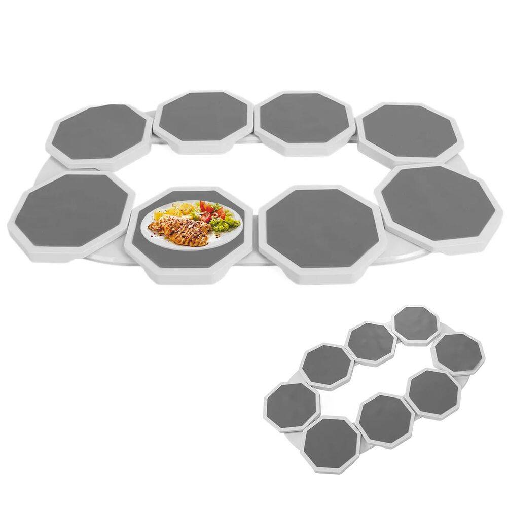 Plataforma Giratoria Bandeja 360 Graus Pratos Mesa de Jantar Bebida Comida Refeiçao Casa Hotel Restaurante Casa Evento Reuniao