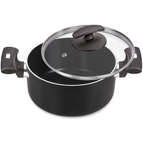 Caçarola Antiaderente com Tampa de Vidro 28cm - Fortaleza