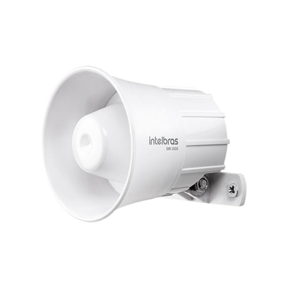 Sirene para alarme Intelbras 105DB SIR 1000 Branca