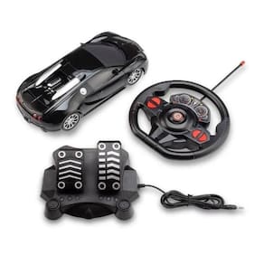 Carrinho com Volante Pedal Racing Control Midnight-Multikids