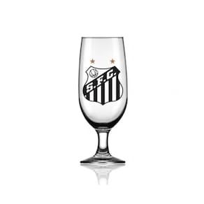 Taça de Cerveja Vidro Floripa Time Santos 300ml - Allmix